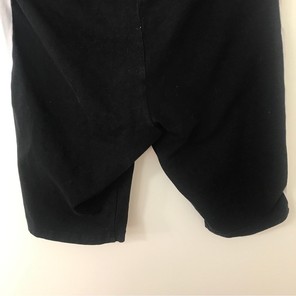 3/$15 divided H&M tuxedo stripe black bike shorts size small - Picture 7 of 9